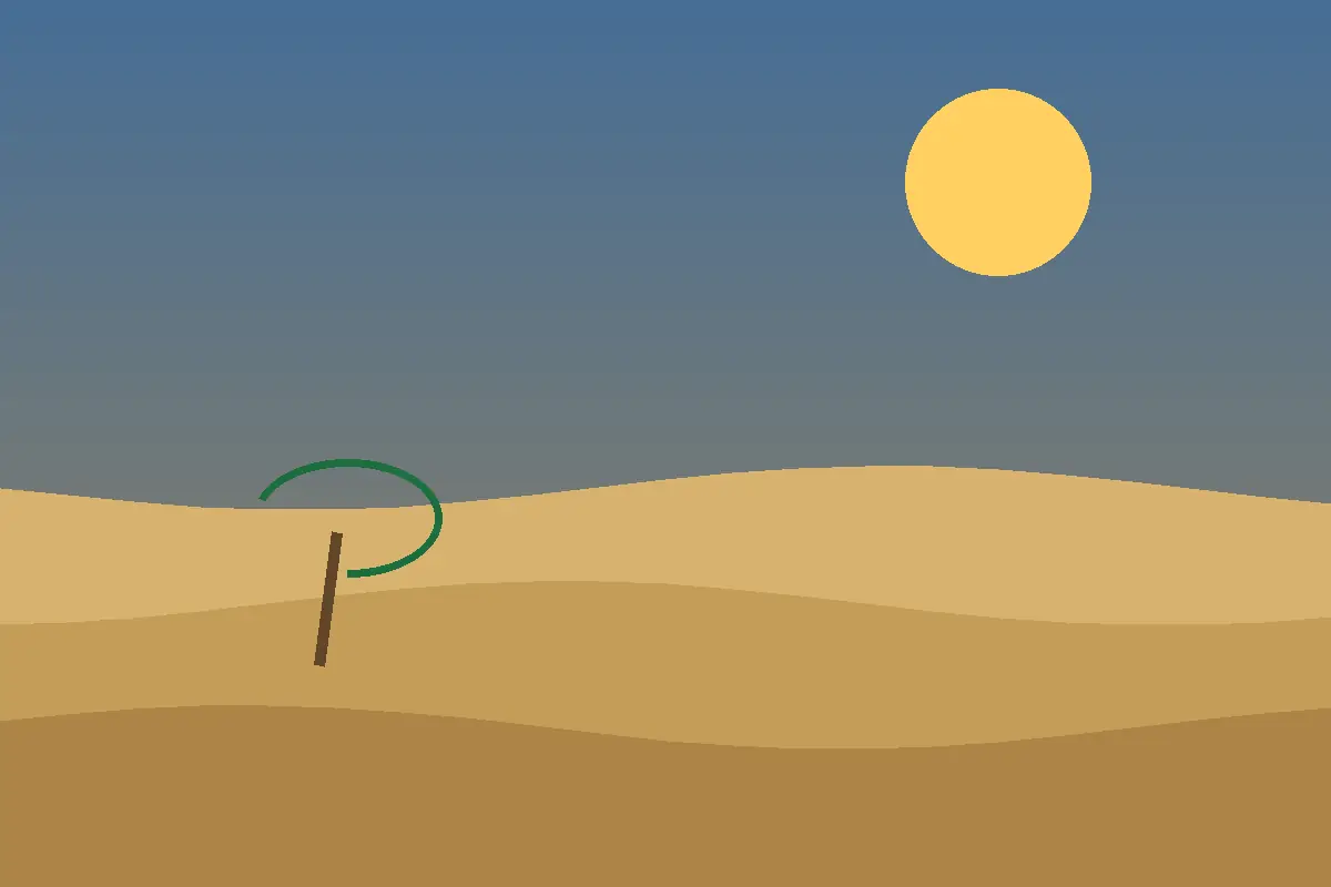 Desert and mountains artwork — Saudi Arabia landscapes