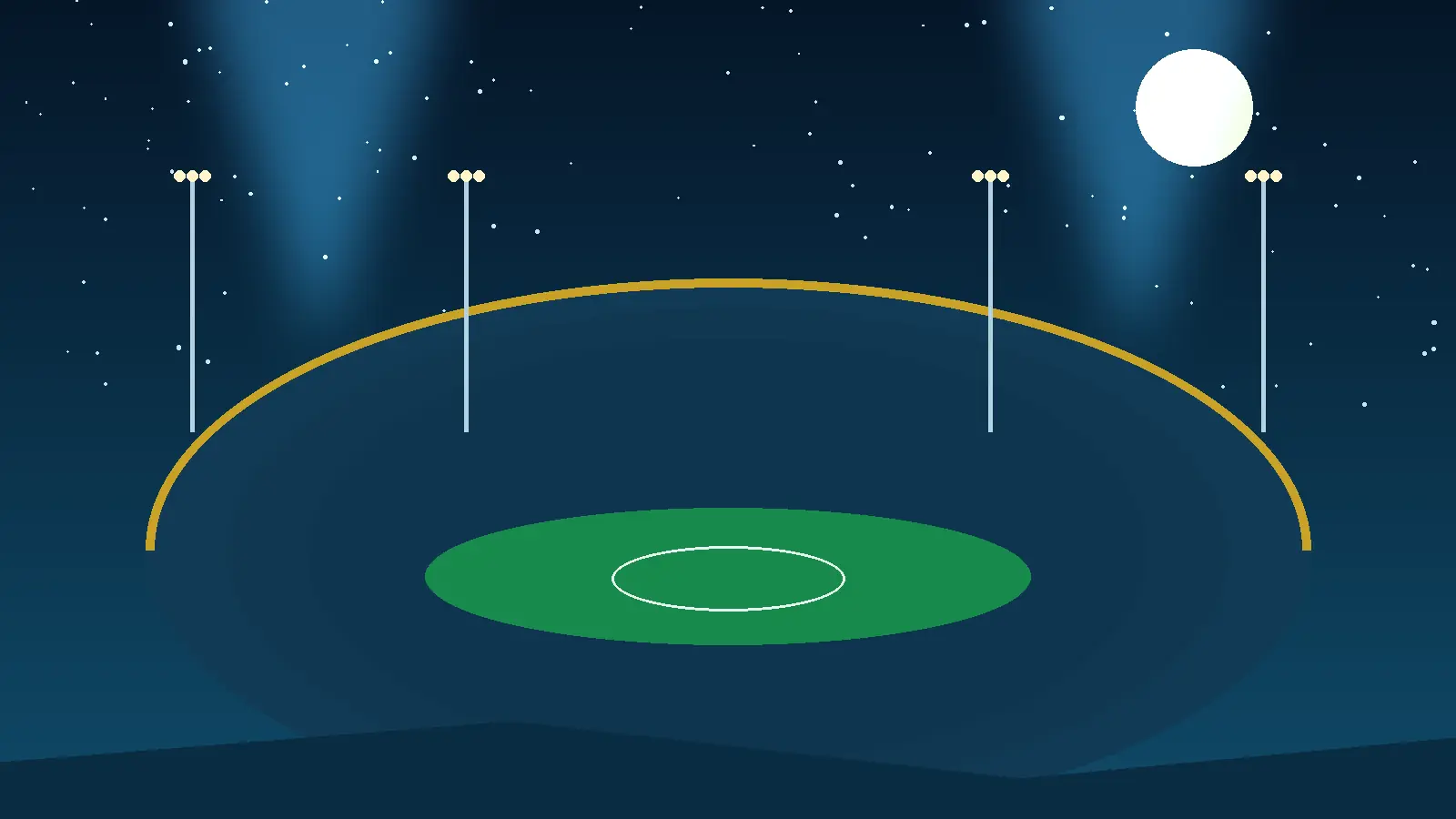 World Cup 2034 stadium artwork — Saudi Arabia